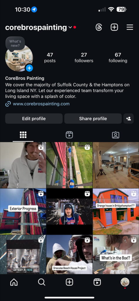 Follow us on Instagram